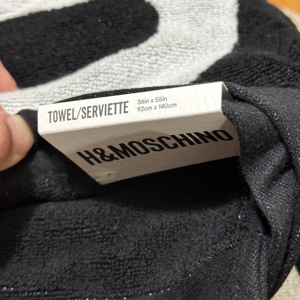 H&M Moschino collaboration towel
